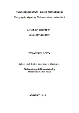 Etnopsihologiýa